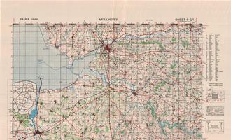 6G/1 - Avranches - War Office Map (1:50,000)