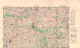 6G/2 - Mortain - War Office Map (1:50,000)