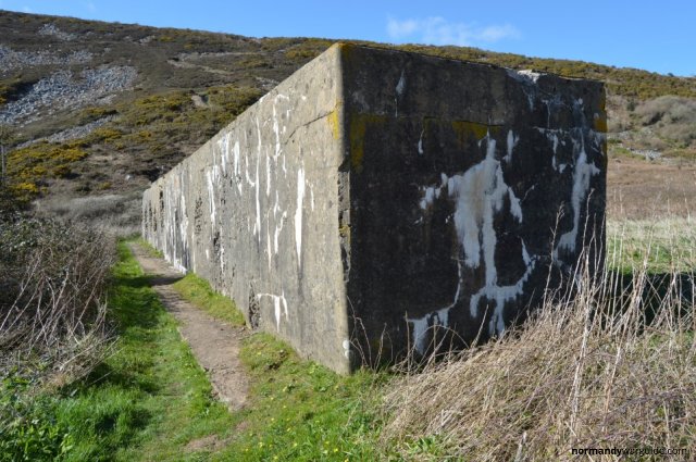 Atlantic Wall D-Day wall breaching trials at Ragwen Point, Pendine