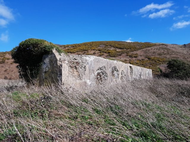 Atlantic Wall D-Day wall breaching trials at Ragwen Point, Pendine