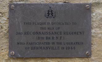 3rd Reconnaissance Regiment Memorial, Hermanville