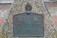 77 Armoured Engineer Squadron Memorial, George Cooper Plaque (French),Lion-sur-Mer