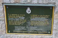 8th Armoured Brigdae Officers Memorial plaque