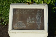 Bénouville 6th Airborne Division and Lord Lovat's Commando memorial plaque