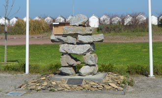Canadian Inukshuk Memorial, Bernières-sur-Mer
