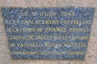 Captain Vessel Roger Wietzel French Earth Monument Plaque