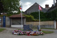 Chambois memorial to Canadian armed forces