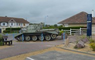 Churchill Tank Memorial side view