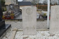 Serjeant R Leonard grave from Operation Aquatint