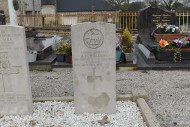 Serjeant A M Williams grave from operation Aquatint