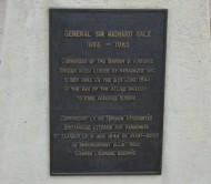 General Gale Memorial Plaque, Ranville