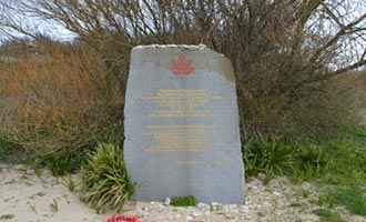 Graye-sur-Mer tribute to the Canadian Infantry