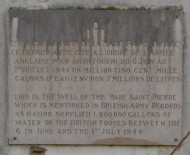 Mare Saint Pierre Well plaque