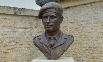 Memorial Bust of Major Jack Watson Ranville
