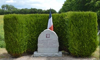 Memorial to combatants of the 2nd French Armoured Division