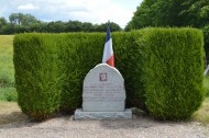 Memorial to combatants of the 2nd French Armoured Division near Le Cercueil
