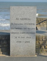 Memorial to Sir Alexander Stanier closeup