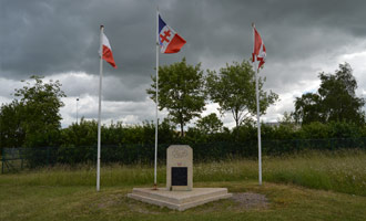 Monts d'Eraines memorial to 4 French Aviators