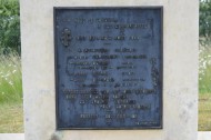 Monts d'Eraines memorial to 4 French Aviators plaque