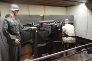Musée Mémorial d'Omaha Beach inside gun casemate