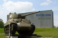 Overlord Museum sign and tank