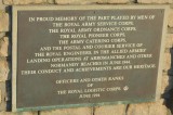 Royal Legistics Corps Memorial, Arromanches