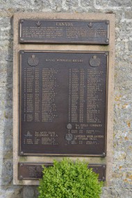 Royal Winnipeg Rifles Memorial close up