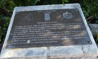 Saint-Aubin Sur Mer Acadiens Memorial