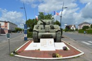 Sherman tank “Massaoua” Écouche front view